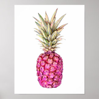 Pink Pineapple Print