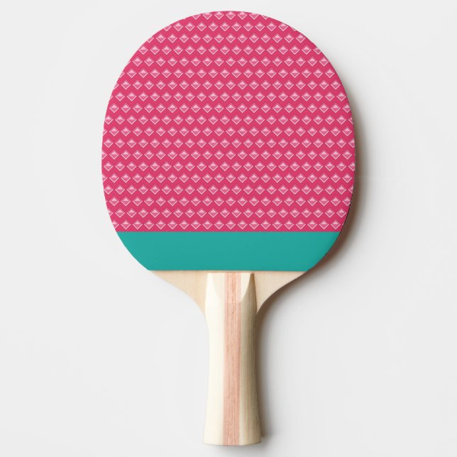 Pink ping pong ping pong paddle (Front)