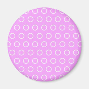 Pink pink dots magnet