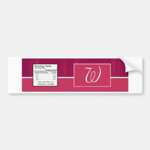 Pink/Pink Wood Grain Wedding Water Bottle Label