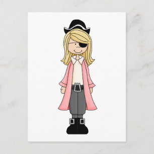 Pink Pirates · Pirate Girl #2 Postcard