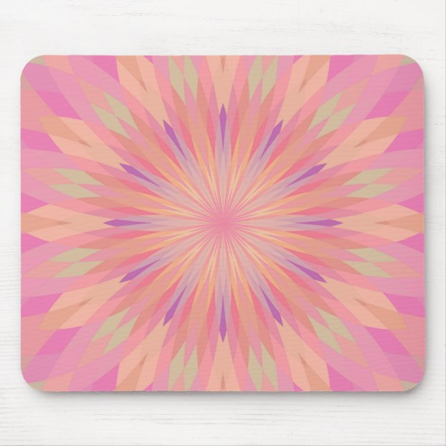 Pink Pixels 3 Mouse Pad (Front)