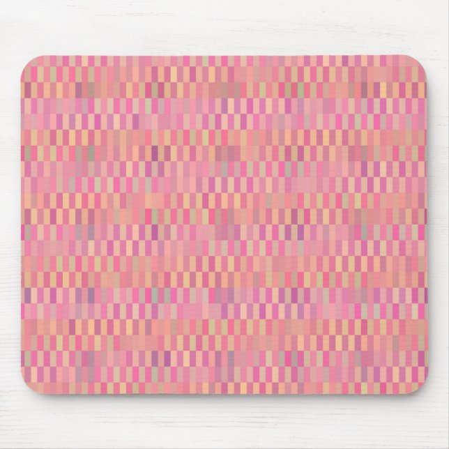 Pink Pixels Mouse Pad (Front)