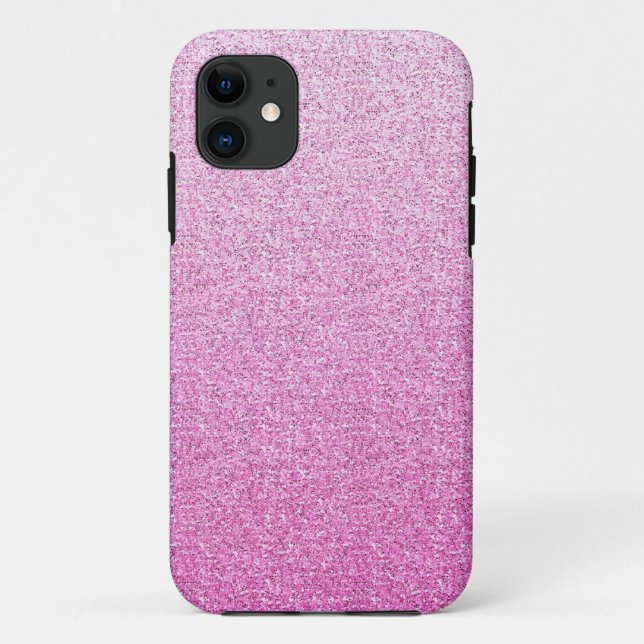 Pink Pizzazz Faux Glitter Case-Mate iPhone Case (Back)