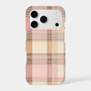 Pink Plaid Check iPhone Case Preppy Coquette