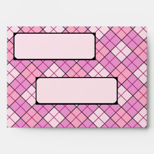 Pink Plaid Envelopes