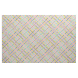 Pink Plaid Fabric