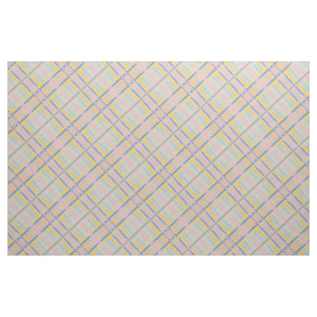 Pink Plaid Fabric (Fat Quarter)