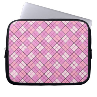 Pink Plaid Laptop Sleeve