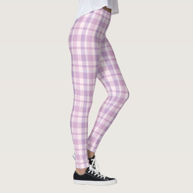 Pink Plaid Leggings (Right)