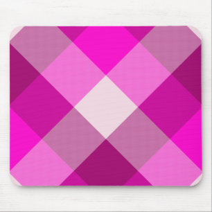Pink Plaid Mousepad