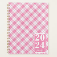 Pink Plaid with the name