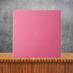 Pink Plain Solid Colour Ceramic Tile<br><div class="desc">Introducing our Pink Plain Solid Colour Ceramic Tile, a delightful addition to your space. With its soft and inviting fuchsia pink hue, this tile brings a touch of warmth and charm to any room. Perfect for adding a pop of colour and personality to your kitchen, bathroom, or any other area....</div>