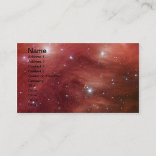 Pink Pleiades Infrared SSC2007 07b Business Card