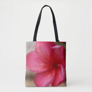 Pink Plumeria Tote Bag