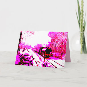 Pink Polar Express Card