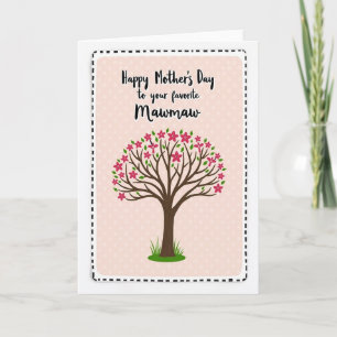 Pink Polka Dot Card