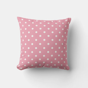 Pink Polka Dot Cushion