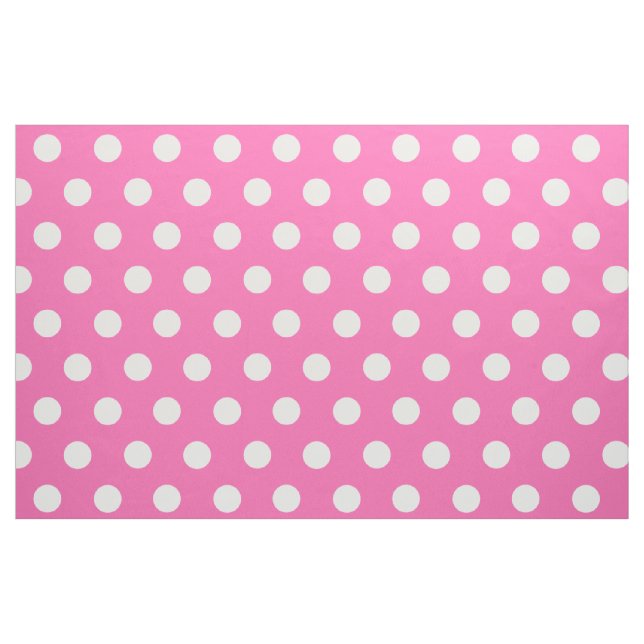 Pink polka dot fabric (Fat Quarter)
