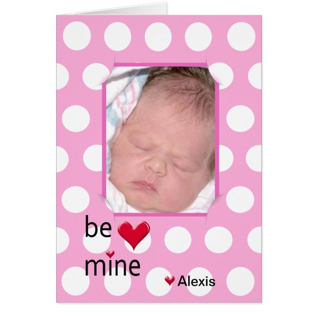 Pink Polka Dot Frame (Front)