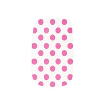 Pink Polka Dot - Minx Nail Art Decals