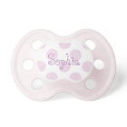 Pink Polka Dot Pacifier