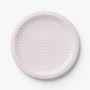 Pink Polka Dot Paper Plates