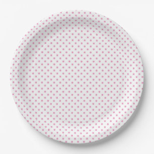 Pink Polka Dot Paper Plates