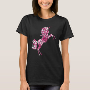 Pink Polka Dot Unicorn International Dot Day Girls T-Shirt