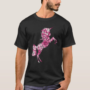 Pink Polka Dot Unicorn International Dot Day Girls T-Shirt