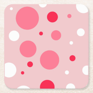 Pink Polka Dots Coaster