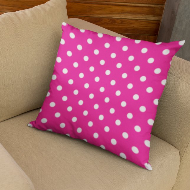 Pink Polka Dots Cushion (Creator Uploaded)