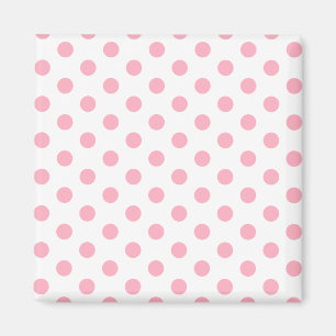 Pink Polka Dots Magnet