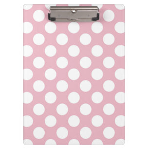 Pink Polka Dots, Polka Dot Pattern, Dots, Dotted Clipboard