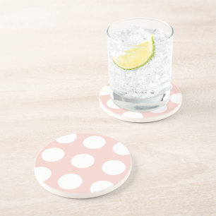Pink Polka Dots, Polka Dot Pattern, Dots, Dotted Coaster
