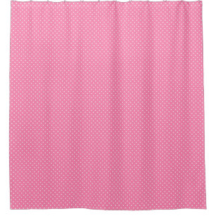 Pink Polka Dots Shower Curtain