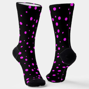 Pink Polka Dots  Socks