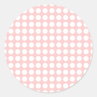 Pink Polka Dots Sticker