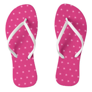Pink Polkadots-Seashells- Thongs