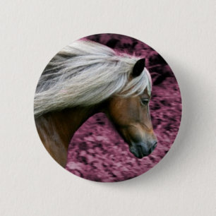 Pink Pony 2 6 Cm Round Badge