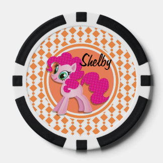 Pink Pony Poker Chips