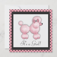 Pink Poodle Baby Shower