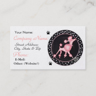 Pink Poodle Business Profile Card
