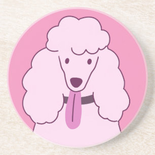 Pink Poodle Coaster