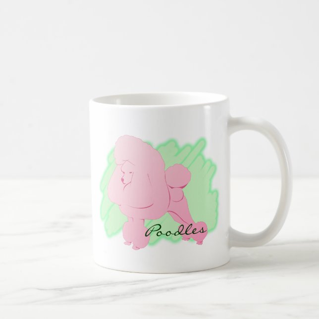 Pink Poodle Mug (Right)