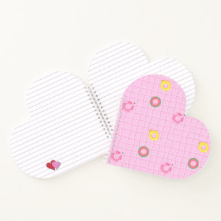Pink pool and tubes notebook