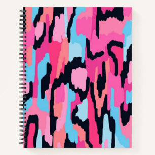 Pink Pop Abstract  Notebook