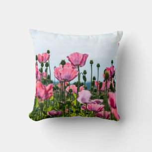 Pink Poppies Cushion