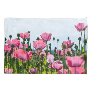 Pink Poppies Pillowcase