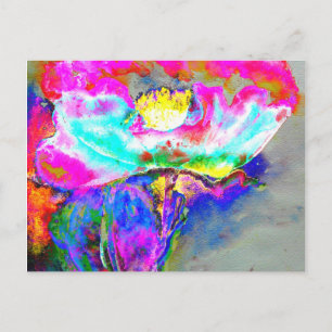 Pink Poppy Postcard